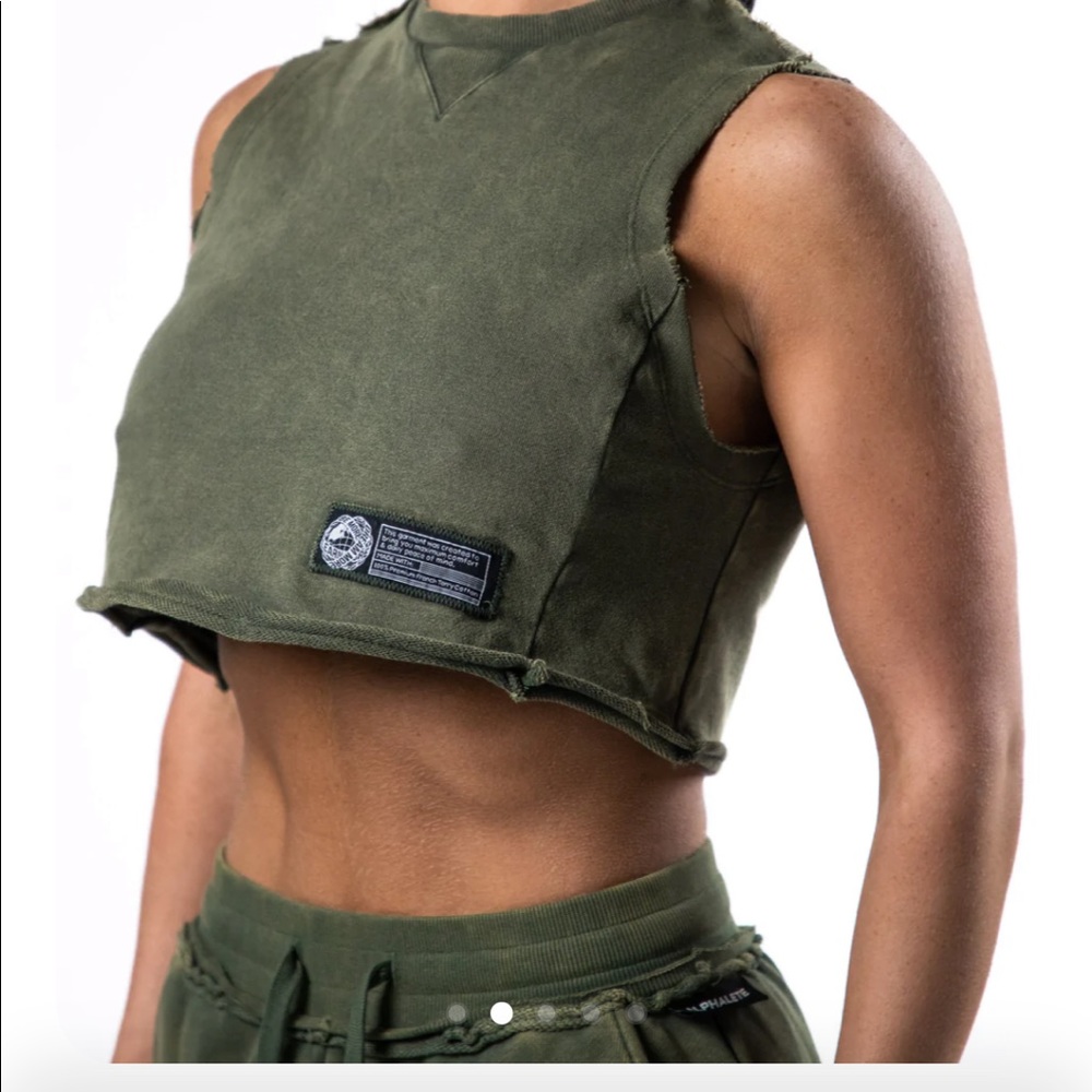 Alphalete Very Terry Crop Tank